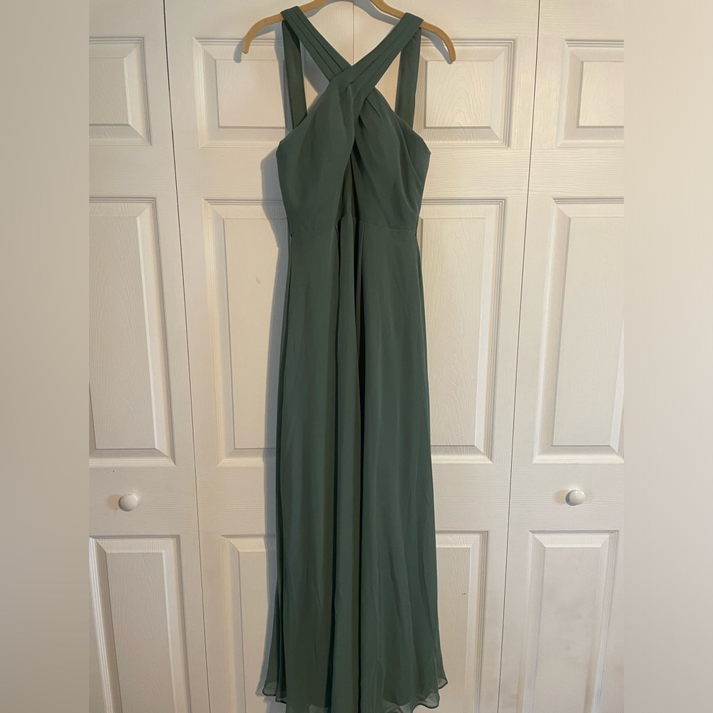 Azazie Eucalyptus Bridesmaid dress